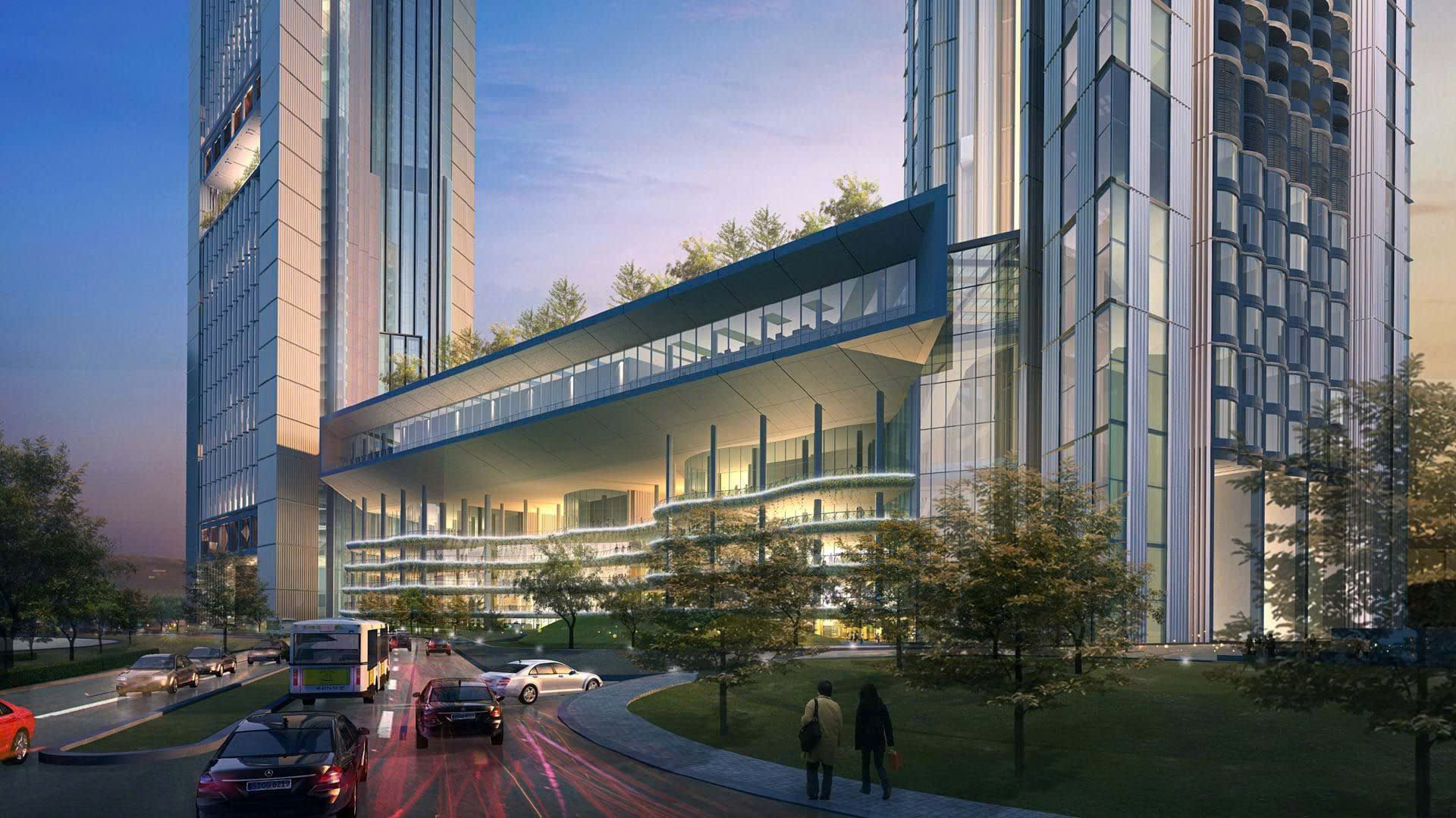 VietinBank Tower - công trình điểm nhấn tại cửa ngõ Ciputra, đang đứng trước một giai đoạn phát triển mới.